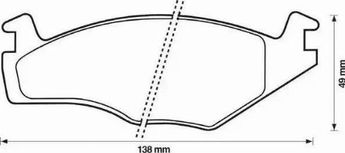 Jurid 571317J-AS - Тормозные колодки, дисковые, комплект autospares.lv