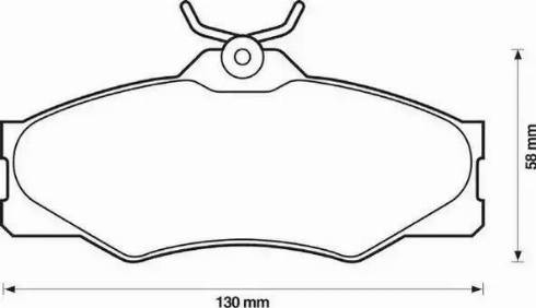 Jurid 571380J-AS - Тормозные колодки, дисковые, комплект autospares.lv