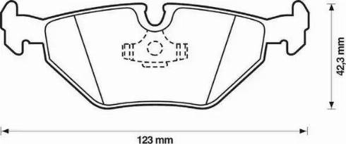 Jurid 571387J-AS - Тормозные колодки, дисковые, комплект autospares.lv