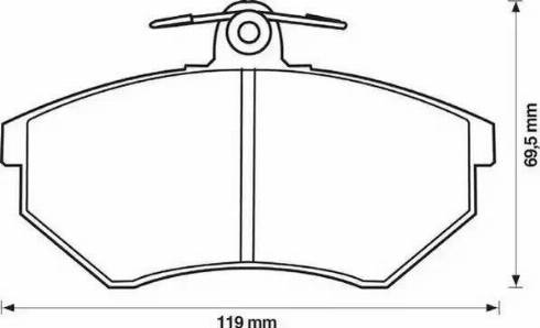 Jurid 571376J-AS - Тормозные колодки, дисковые, комплект autospares.lv