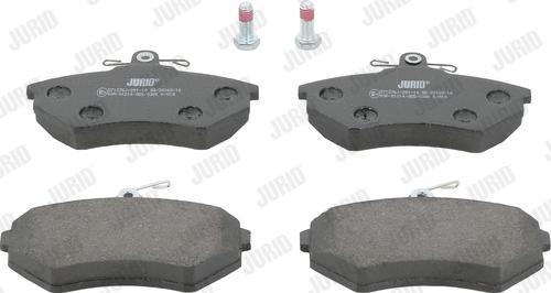 Jurid 571376J - Тормозные колодки, дисковые, комплект autospares.lv