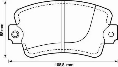 Jurid 571246J-AS - Тормозные колодки, дисковые, комплект autospares.lv