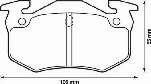 Jurid 571744J-AS - Тормозные колодки, дисковые, комплект autospares.lv