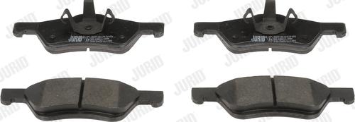 Jurid 573408J - Тормозные колодки, дисковые, комплект autospares.lv