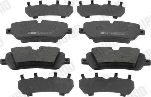 Jurid 573439J - Тормозные колодки, дисковые, комплект autospares.lv