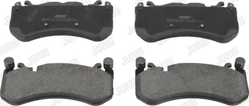 Jurid 573425J - Тормозные колодки, дисковые, комплект autospares.lv