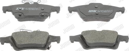 Jurid 573426J - Тормозные колодки, дисковые, комплект autospares.lv