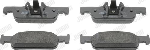 Jurid 573422J - Тормозные колодки, дисковые, комплект autospares.lv