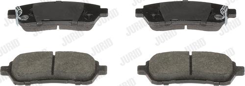 Jurid 573648J - Тормозные колодки, дисковые, комплект autospares.lv