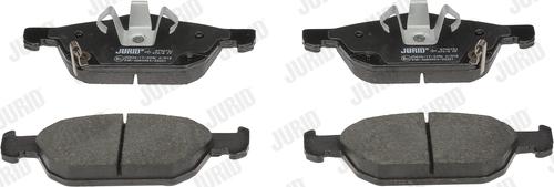 Jurid 573670J - Тормозные колодки, дисковые, комплект autospares.lv