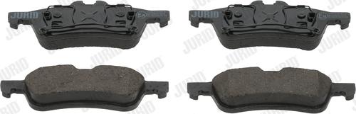 Jurid 573056JC - Тормозные колодки, дисковые, комплект autospares.lv