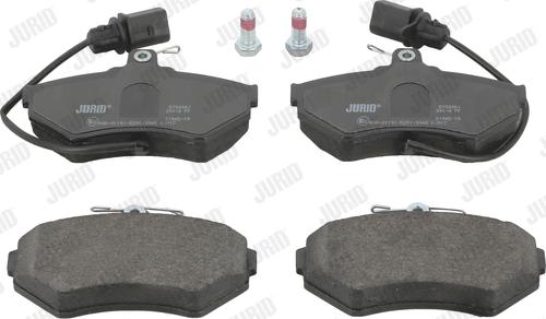 Jurid 573006J - Тормозные колодки, дисковые, комплект autospares.lv