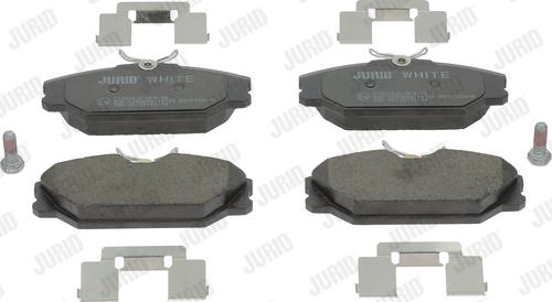 Jurid 573008JC - Тормозные колодки, дисковые, комплект autospares.lv