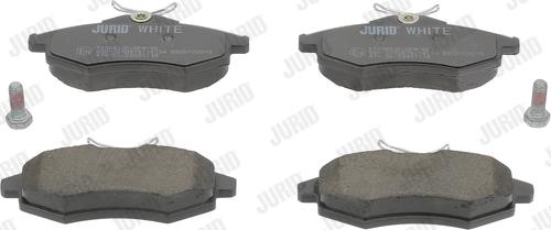 Jurid 573083JC - Тормозные колодки, дисковые, комплект autospares.lv