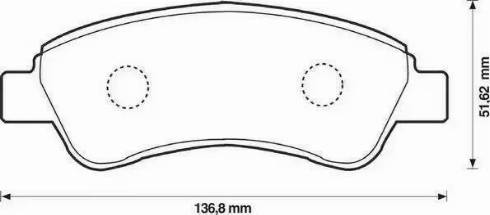 Jurid 573030J-AS - Тормозные колодки, дисковые, комплект autospares.lv