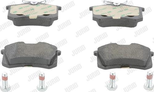 Jurid 573032J - Тормозные колодки, дисковые, комплект autospares.lv