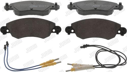 Jurid 573026JC - Тормозные колодки, дисковые, комплект autospares.lv