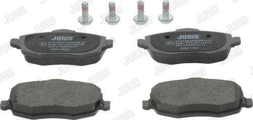 Jurid 573144J - Тормозные колодки, дисковые, комплект autospares.lv