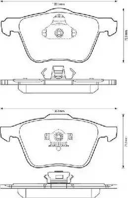 Jurid 573142J-AS - Тормозные колодки, дисковые, комплект autospares.lv