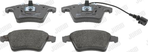 Jurid 573159J - Тормозные колодки, дисковые, комплект autospares.lv