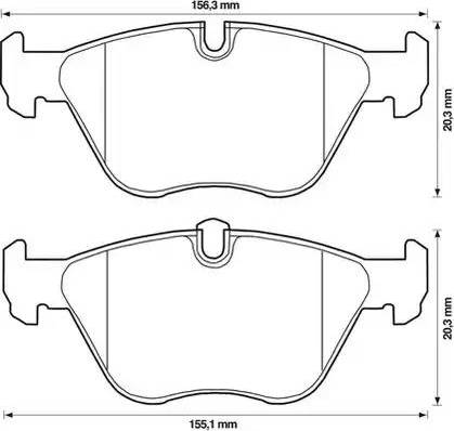 Jurid 573185J-AS - Тормозные колодки, дисковые, комплект autospares.lv