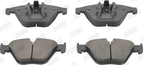 Jurid 573181JC - Тормозные колодки, дисковые, комплект autospares.lv