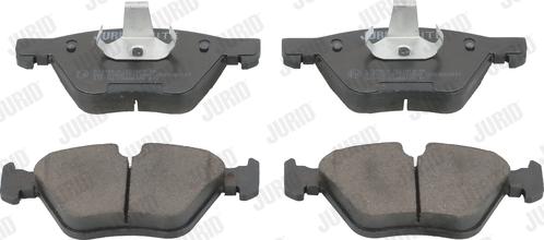 Jurid 573188JC - Тормозные колодки, дисковые, комплект autospares.lv