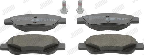 Jurid 573135JC - Тормозные колодки, дисковые, комплект autospares.lv