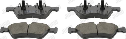 Jurid 573175JC - Тормозные колодки, дисковые, комплект autospares.lv