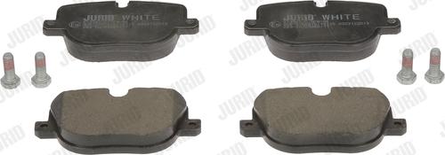 Jurid 573342JC - Тормозные колодки, дисковые, комплект autospares.lv