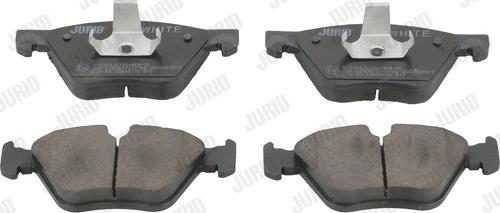 Jurid 573364JC - Тормозные колодки, дисковые, комплект autospares.lv