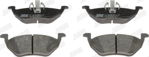 Jurid 573365J - Тормозные колодки, дисковые, комплект autospares.lv