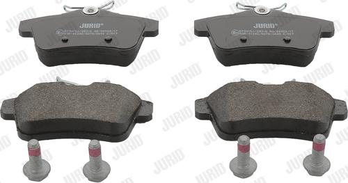 Jurid 573315J - Тормозные колодки, дисковые, комплект autospares.lv