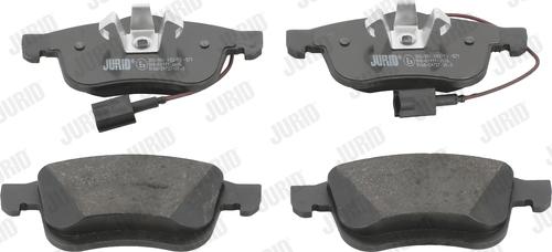 Jurid 573334J - Тормозные колодки, дисковые, комплект autospares.lv
