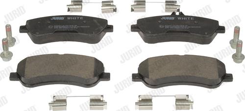 Jurid 573321JC - Тормозные колодки, дисковые, комплект autospares.lv