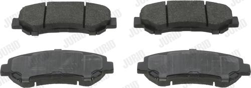 Jurid 573379J - Тормозные колодки, дисковые, комплект autospares.lv