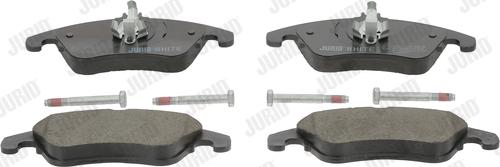 Jurid 573291JC - Тормозные колодки, дисковые, комплект autospares.lv