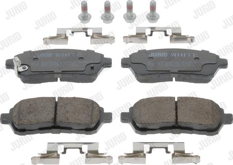 Jurid 573249JC - Тормозные колодки, дисковые, комплект autospares.lv