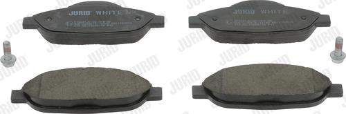 Jurid 573241JC - Тормозные колодки, дисковые, комплект autospares.lv