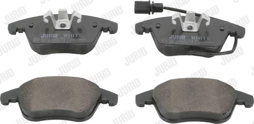 Jurid 573258JC - Тормозные колодки, дисковые, комплект autospares.lv