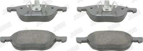 Jurid 573209J - Тормозные колодки, дисковые, комплект autospares.lv