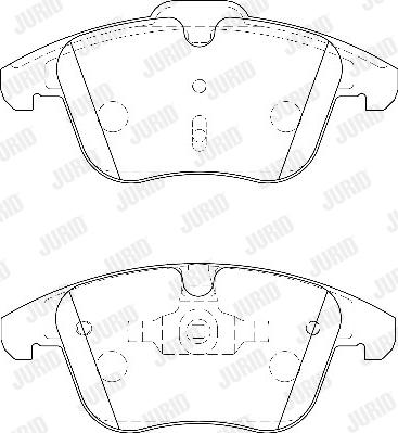 Jurid 573201D - Тормозные колодки, дисковые, комплект autospares.lv