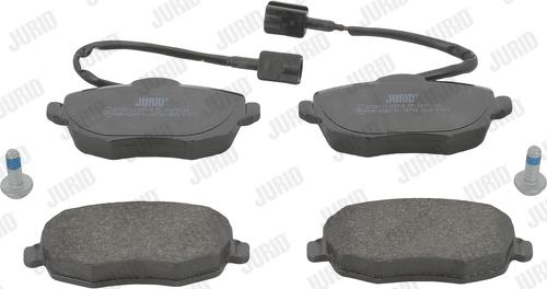 Jurid 573211J - Тормозные колодки, дисковые, комплект autospares.lv