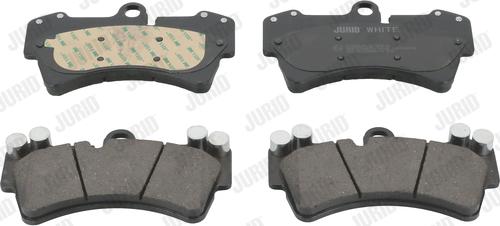 Jurid 573282JC - Тормозные колодки, дисковые, комплект autospares.lv