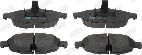 Jurid 573287J - Тормозные колодки, дисковые, комплект autospares.lv