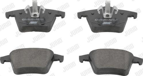 Jurid 573236J - Тормозные колодки, дисковые, комплект autospares.lv