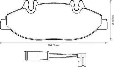 DKarta DK.0014210910 - Тормозные колодки, дисковые, комплект autospares.lv