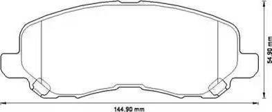 Lemförder 26420 - Тормозные колодки, дисковые, комплект autospares.lv