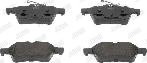 Jurid 573705J - Тормозные колодки, дисковые, комплект autospares.lv