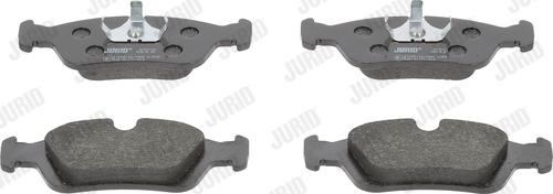 Jurid 573710J - Тормозные колодки, дисковые, комплект autospares.lv